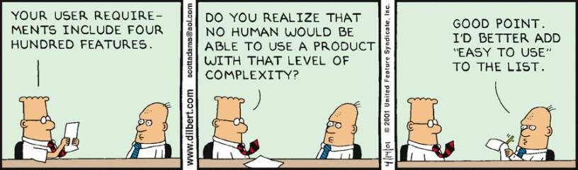 Dilbert user research joke