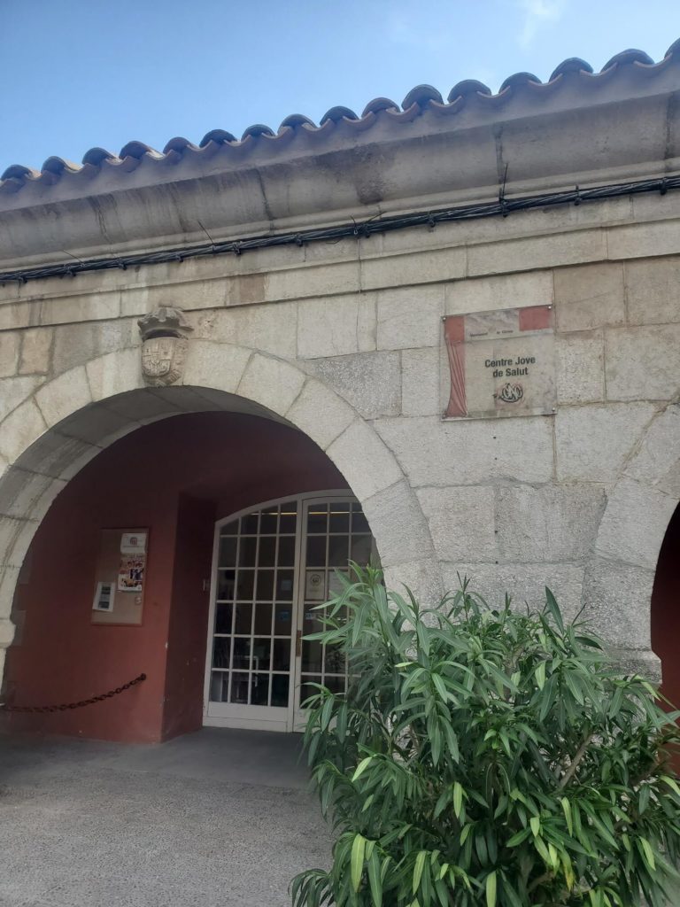 Outside Girona Youth Health Centre