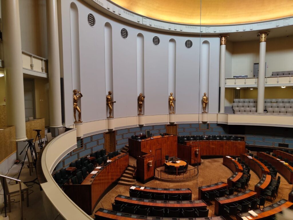 The chamber in the parliament